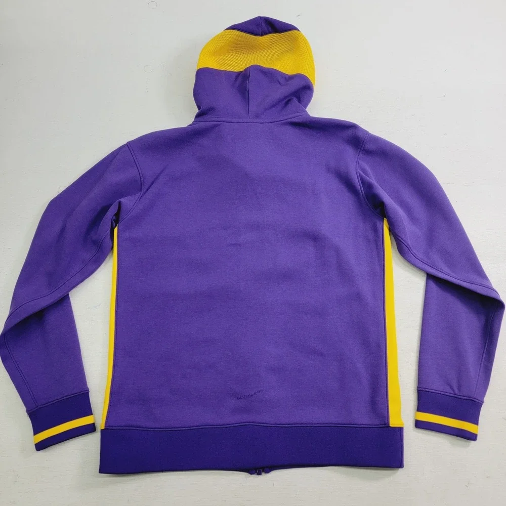 Los Angeles Lakers Showtime Womens Nike Dri-FIT NBA Full-Zip Hoodie Sz M Defect‎